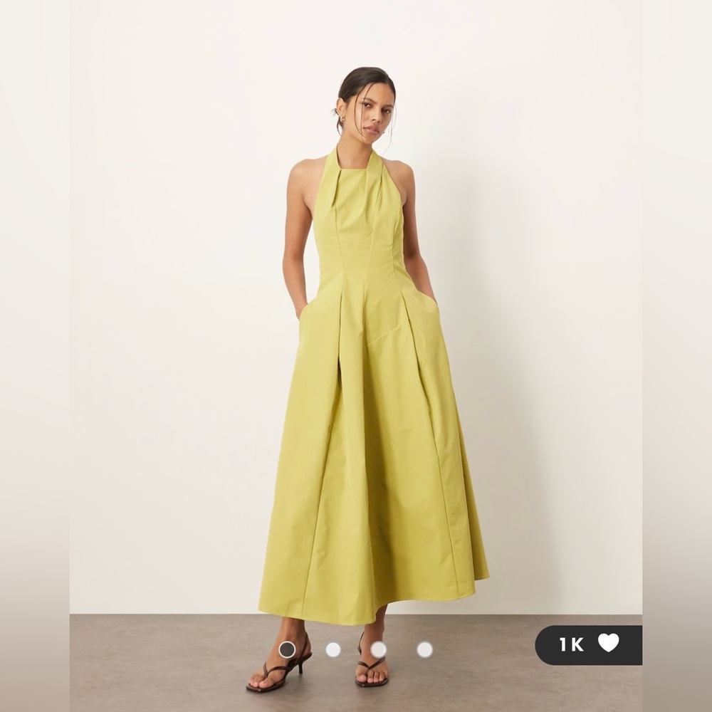 ASOS Lime Green Maxi Dress